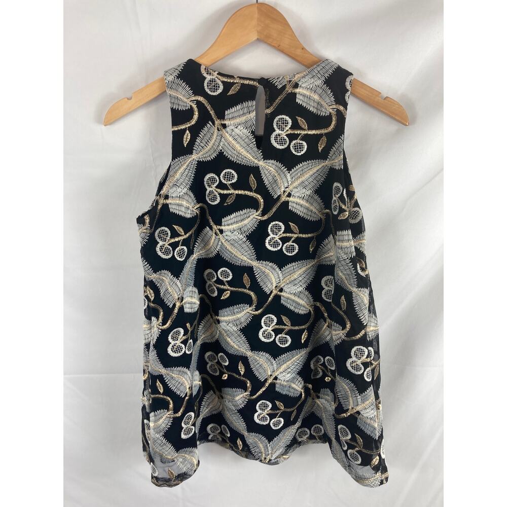Charter Club Embroidered Sleeveless Top XS - Picture 6 of 6